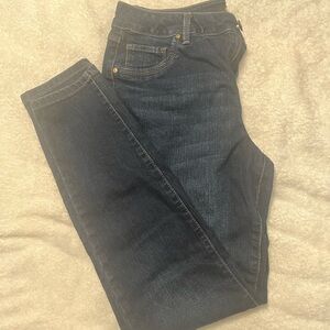 d. jeans Dark Blue Straight Leg Women's Jeans